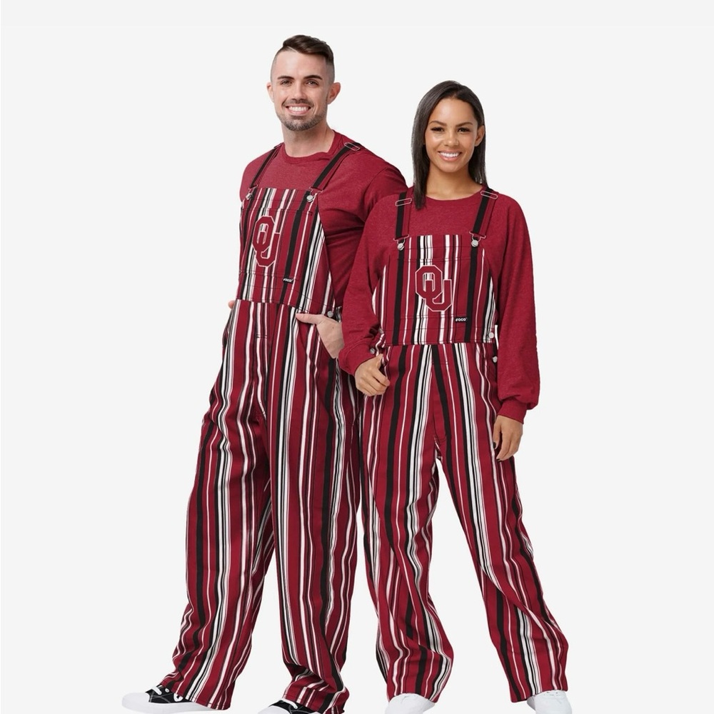 Striped Red and Black Women's Jumpsuit